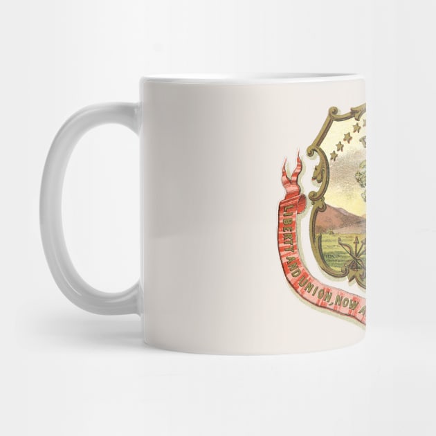 1876 Dakota Territory Coat of Arms by historicimage